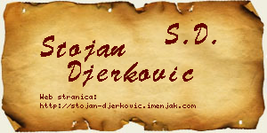 Stojan Đerković vizit kartica